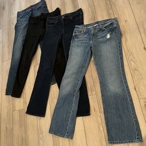 Bundle of 4 pairs of Banana Republic Jeans